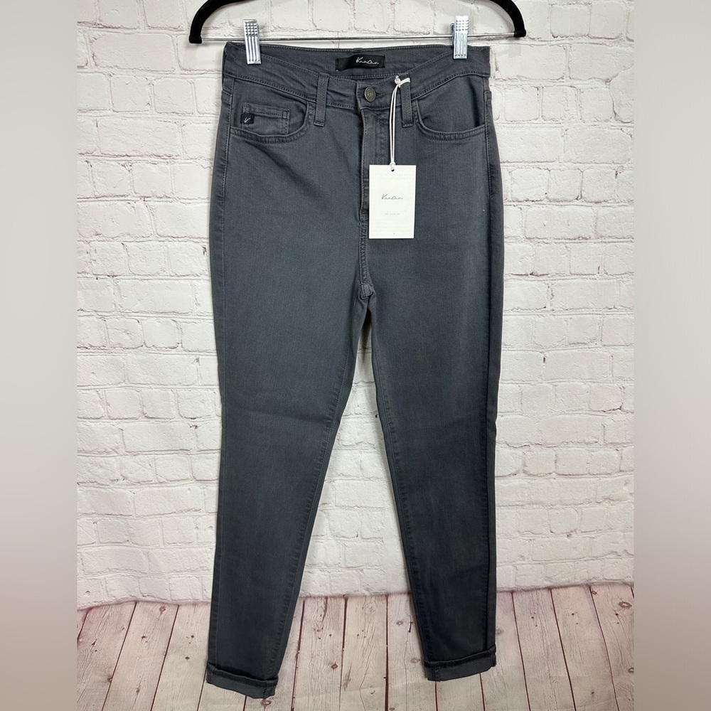 KanCan Camilla High‎ Rise Skinny Jeans Charcoal gray, sz 7 27, NWT